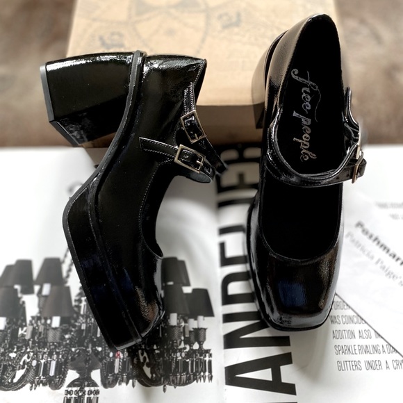Free People Ruby Double Strap Platform Mary Janes - Picture 13 of 13